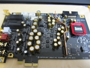 Sound Blaster ZxRのコンデンサやオペアンプを交換してドライバもPAXを 